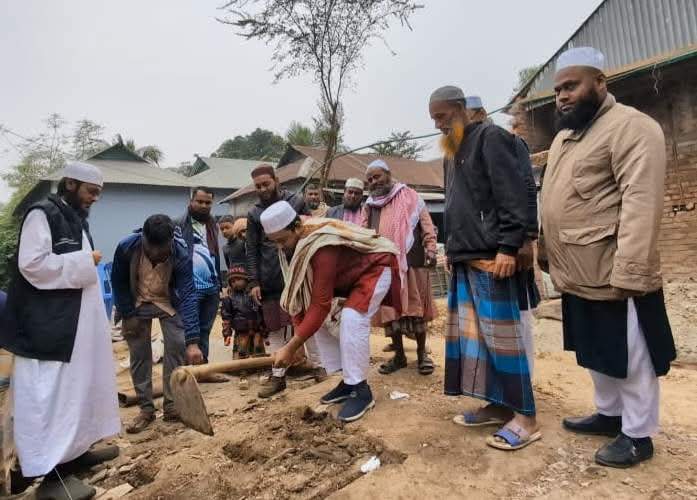 মিফতাহুল জান্নাত' মহিলা মাদ্রাসার নতুন ভবনের ভিত্তিপ্রস্তর স্থাপন উদ্বোধন